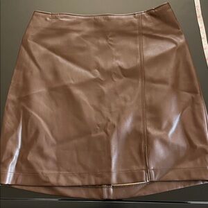 Hollister Brown Mini Skirt